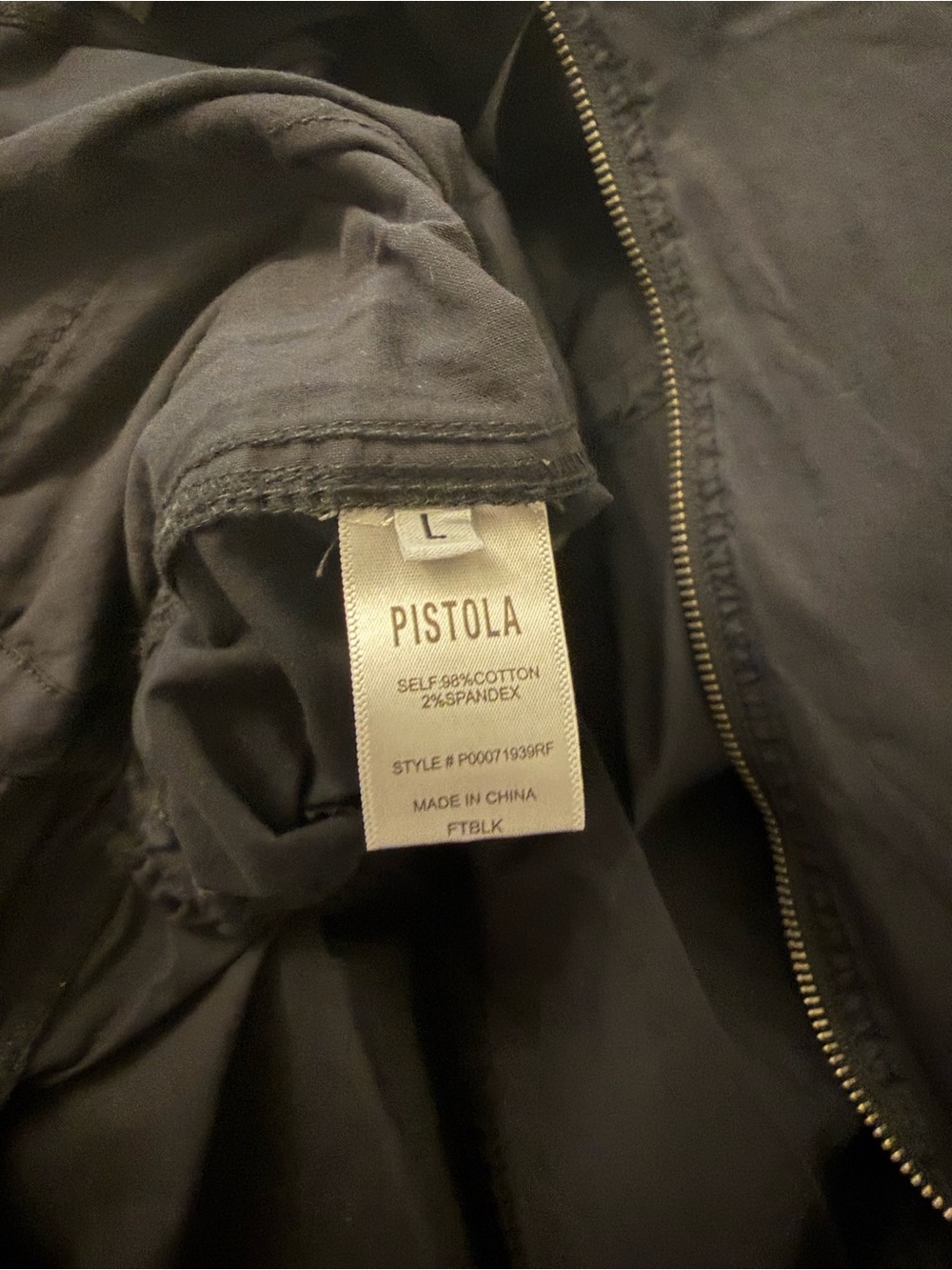 Pistola Black Short-Sleeve Jumpsuit - Picture 4 of 4